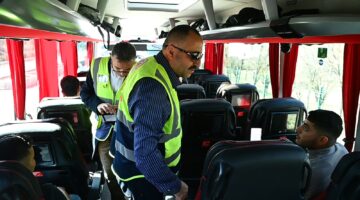 FAHİŞ FİYATLI BİLET SATIŞI, KORSAN VE YETKİ BELGESİZ TAŞIMACILIĞA YÖNELİK OLARAK 63 BİN 113 OTOBÜS SEFERİNİ DENETLEDİK”