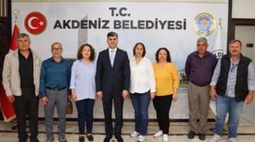 BAŞKAN V. ZEYİT ŞENER, EMEKLİ OLAN İŞÇİLERİ MAKAMINDA AĞIRLADI