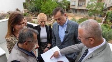 Başkan Abdullah Özyiğit, inşaatı devam eden projeleri yerinde inceledi.
