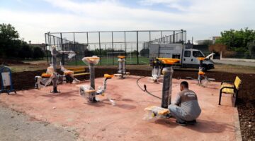 KÜRKÇÜ MAHALLESİ YENİ BİR PARK VE SPOR ALANI KAZANDI