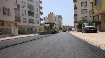 Akdeniz’de İhtiyaç Duyan Sokaklar Sıcak Asfaltla Yenileniyor