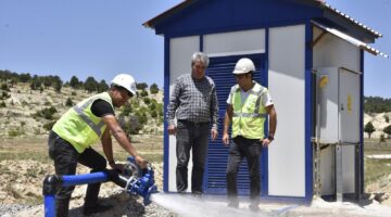 MESKİ, GÜZELOLUK MAHALLESİ’NDE SU TEMİNİNİ GÜVENCE ALTINA ALDI