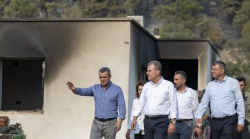 Vatandaşlarımız ve ilgili kurumlarımızın personeliyle hep beraber bu tehlikeyi de bertaraf edeceğiz” diye konuştu.