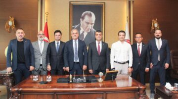 MERSİN CUMHURİYET BAŞSAVCISI ÇELİKKOL VE KOMİSYON BAŞKANI CEYLAN’DAN, BARO BAŞKANI ÖZDEMİR’E ZİYARET