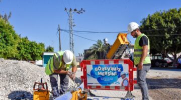 MESKİ’DEN AKDENİZ İLÇESİ CAMİLİ MAHALLESİ’NDE ALTYAPI GÜÇLENDİRME ÇALIŞMASI