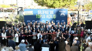 BAŞKAN SEÇER VE MERAL SEÇER, SİLİFKE’DE ÜÇ ÖNEMLİ PROJENİN AÇILIŞINI YAPTI